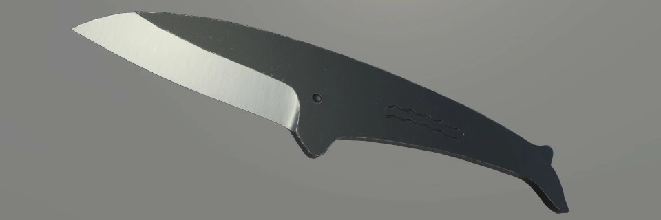 picture of whale knife 3d model